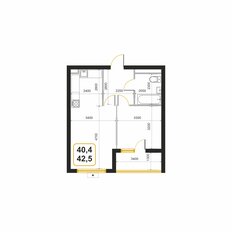 Квартира 42,5 м², студия - изображение 2