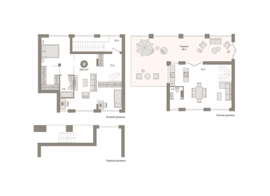 Квартира 169,4 м², 2-комнатная - изображение 1