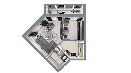 38,3 м², 1-комнатная квартира 3 600 200 ₽ - изображение 39