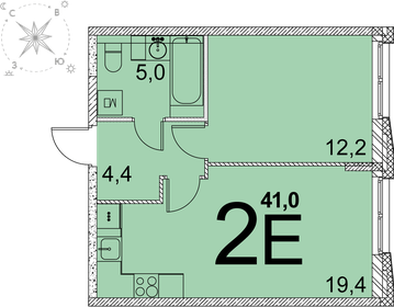 49 м², 1-комнатная квартира 5 800 000 ₽ - изображение 63