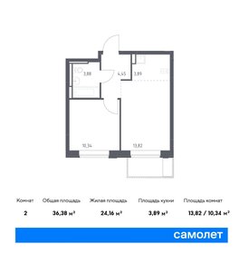 36,4 м², 2-комнатная квартира 8 000 000 ₽ - изображение 26