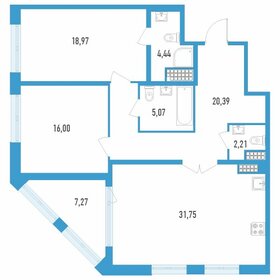 98,7 м², 2-комнатная квартира 26 654 400 ₽ - изображение 14