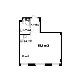 50,1 м², 1-комнатные апартаменты 9 994 950 ₽ - изображение 25