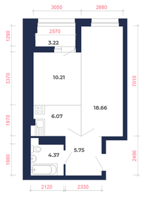 48,3 м², 2-комнатная квартира 5 420 450 ₽ - изображение 48