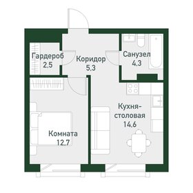 49,1 м², 1-комнатная квартира 4 600 000 ₽ - изображение 42