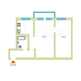 Квартира 43 м², 2-комнатная - изображение 4