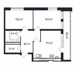 64,5 м², 2-комнатная квартира 9 086 168 ₽ - изображение 77