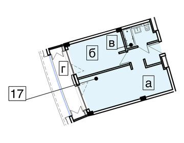 Квартира 47,1 м², 2-комнатные - изображение 1