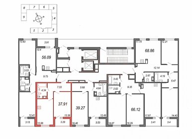 Квартира 37,9 м², 1-комнатная - изображение 3