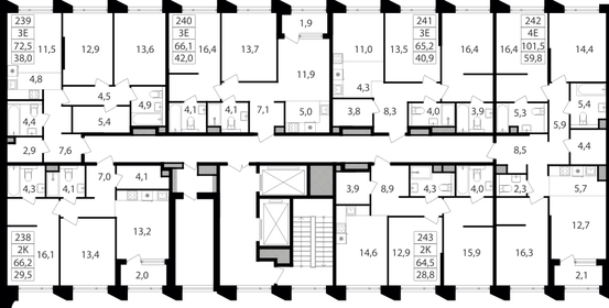 60,1 м², 2-комнатная квартира 32 787 268 ₽ - изображение 17