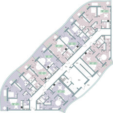 Квартира 46 м², 1-комнатные - изображение 3