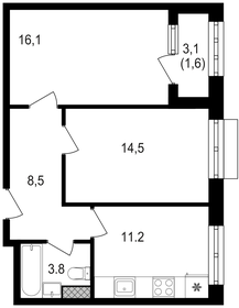 63,4 м², 3-комнатная квартира 19 000 000 ₽ - изображение 108