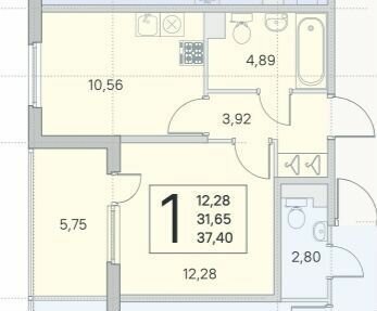 31,6 м², 1-комнатная квартира 7 400 000 ₽ - изображение 8
