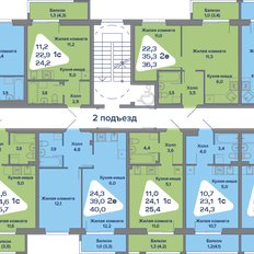 Квартира 38,4 м², 2-комнатная - изображение 2