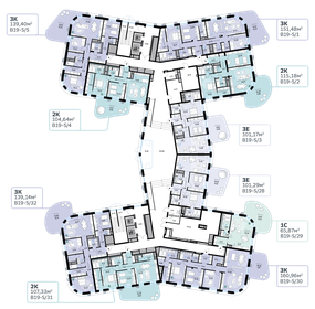 125,7 м², 3-комнатная квартира 56 000 000 ₽ - изображение 100