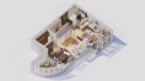 Квартира 77 м², 2-комнатная - изображение 2