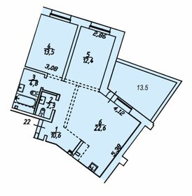 71,4 м², 2-комнатная квартира 9 139 200 ₽ - изображение 47