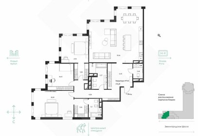 Квартира 177 м², 4-комнатная - изображение 1