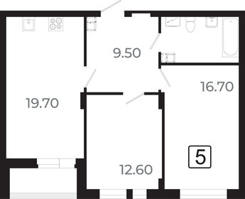 62 м², 3-комнатная квартира 5 200 000 ₽ - изображение 127