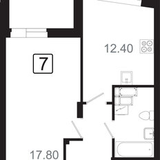 Квартира 39,9 м², 1-комнатная - изображение 2