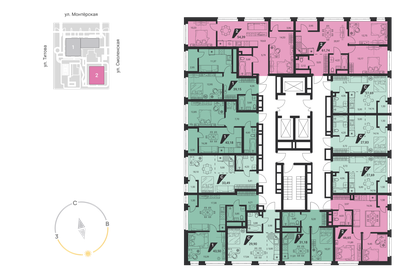 27,8 м², квартира-студия 3 953 924 ₽ - изображение 38