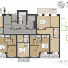 Квартира 53,4 м², 1-комнатная - изображение 2