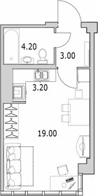 29,5 м², квартира-студия 6 850 000 ₽ - изображение 32