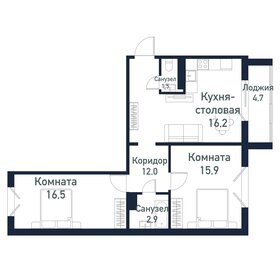 65 м², 2-комнатная квартира 8 910 000 ₽ - изображение 23