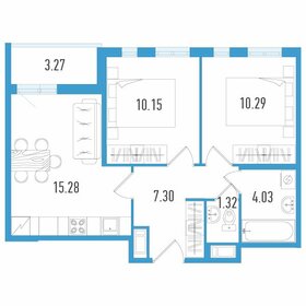 Квартира 50 м², 2-комнатная - изображение 1