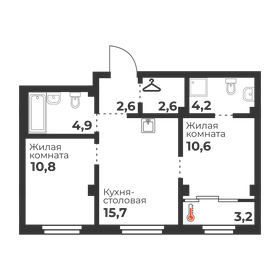 86 м², 3-комнатная квартира 8 700 000 ₽ - изображение 71