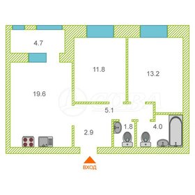 Квартира 60 м², 2-комнатная - изображение 1