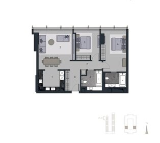 Квартира 101,9 м², 3-комнатные - изображение 5