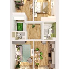 Квартира 82,6 м², 3-комнатная - изображение 4