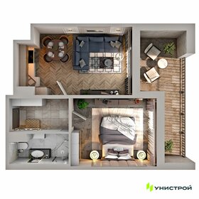 Квартира 46,6 м², 1-комнатная - изображение 1