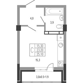 30 м², квартира-студия 5 800 000 ₽ - изображение 68