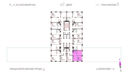 36 м², 1-комнатная квартира 17 174 700 ₽ - изображение 41