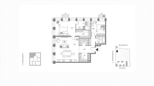 Квартира 108 м², 3-комнатная - изображение 1