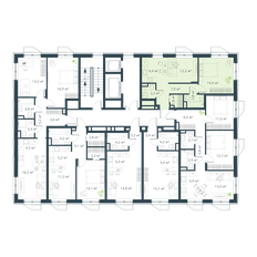 Квартира 45,8 м², 2-комнатная - изображение 3