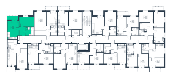 34,3 м², 1-комнатная квартира 5 039 160 ₽ - изображение 35