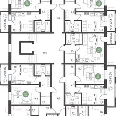 Квартира 65,7 м², 2-комнатная - изображение 3