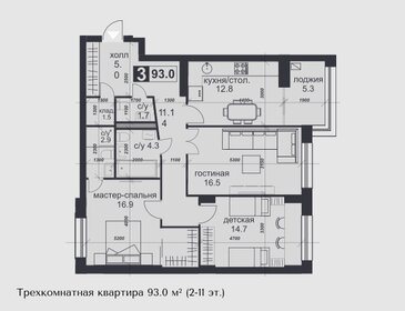 98 м², 2-комнатная квартира 9 400 000 ₽ - изображение 77