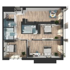 Квартира 94,9 м², 3-комнатная - изображение 4