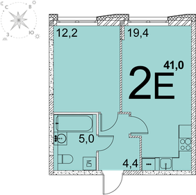 49 м², 1-комнатная квартира 5 800 000 ₽ - изображение 65