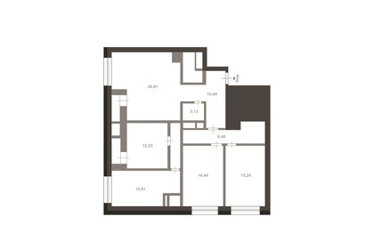 Квартира 126 м², 5-комнатная - изображение 1