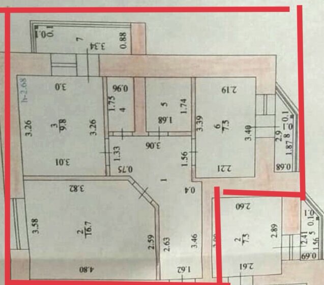 43,9 м², 2-комнатная квартира 4 090 000 ₽ - изображение 14