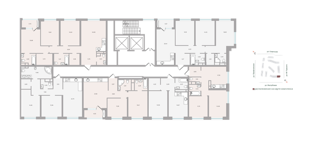 97,7 м², 3-комнатная квартира 16 880 000 ₽ - изображение 32