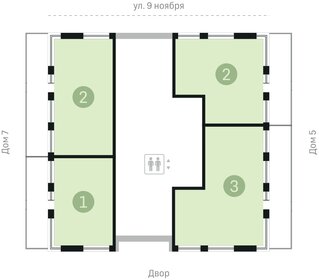 116,4 м², 3-комнатная квартира 15 910 000 ₽ - изображение 11