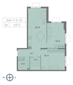 98 м², 4-комнатная квартира 28 500 000 ₽ - изображение 67