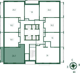 58,1 м², 2-комнатная квартира 11 080 000 ₽ - изображение 18