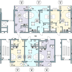 Квартира 54,6 м², 2-комнатные - изображение 3